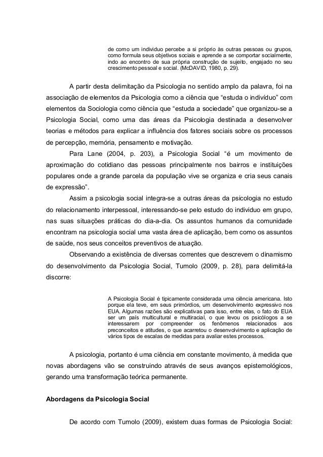 Artigo psicologia