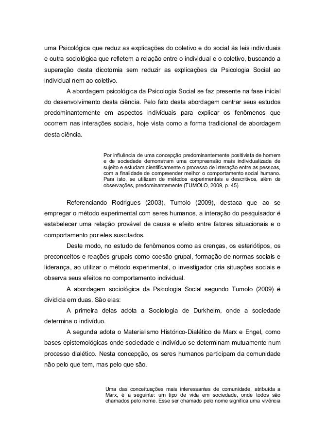 Artigo psicologia