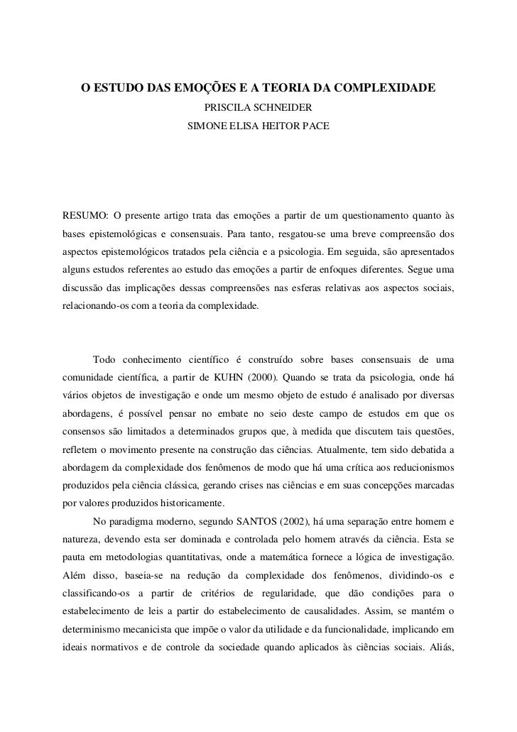 Artigo teoria das probabilidades