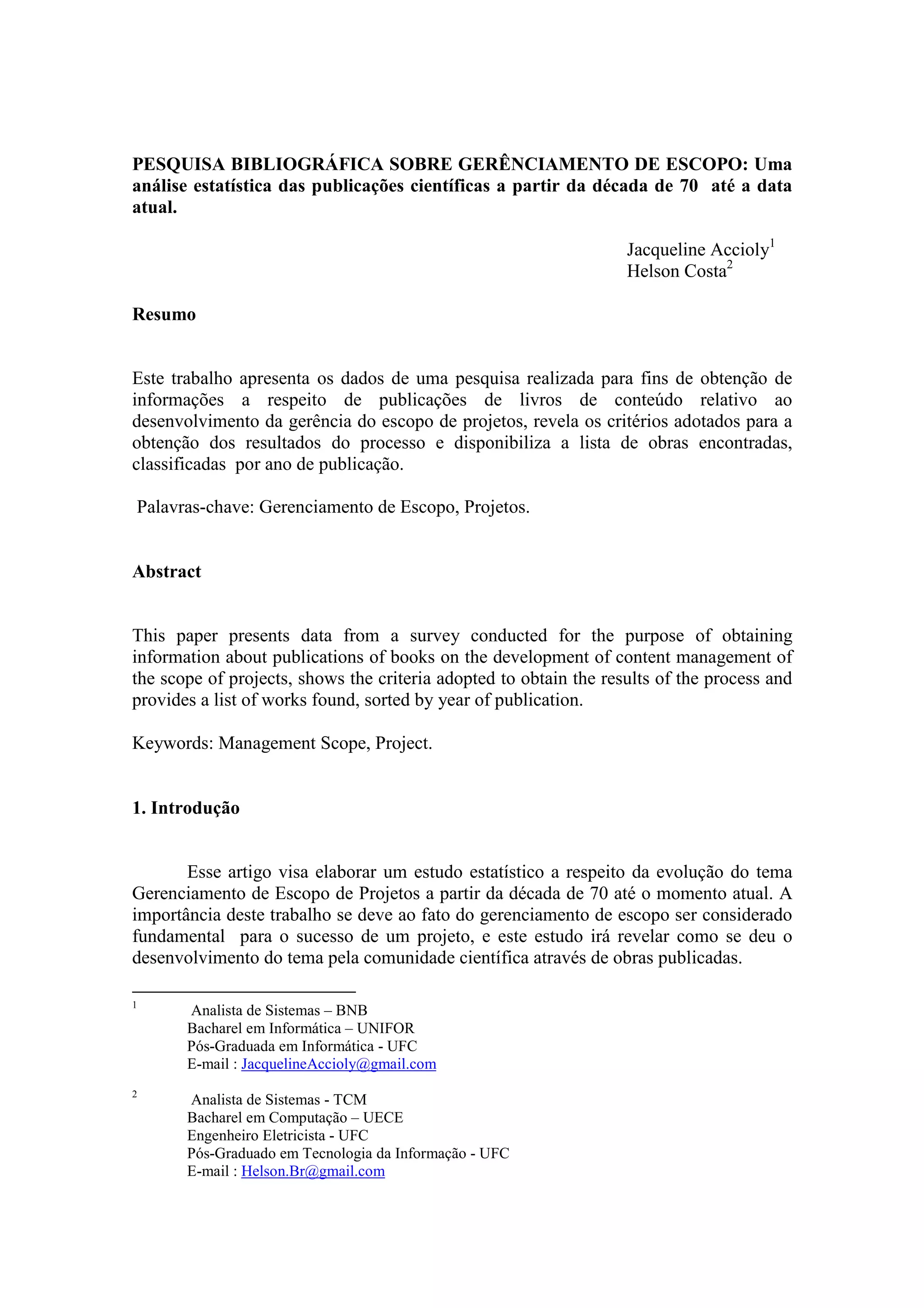 Artigo Escopo Helson Jacqueline