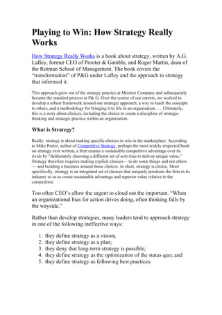 Artigo - Playing to Win.planejamento docx | DOCX