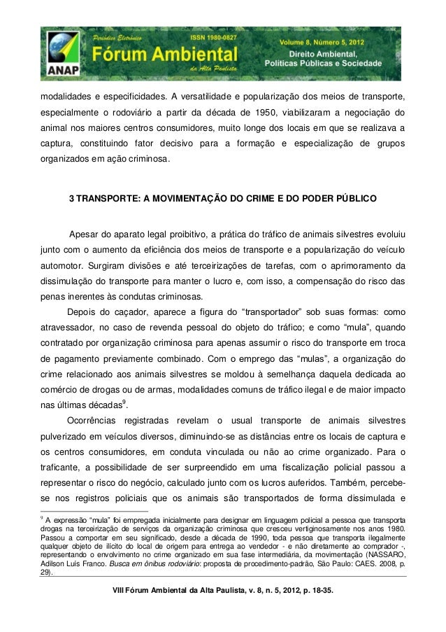 Artigo de trafico
