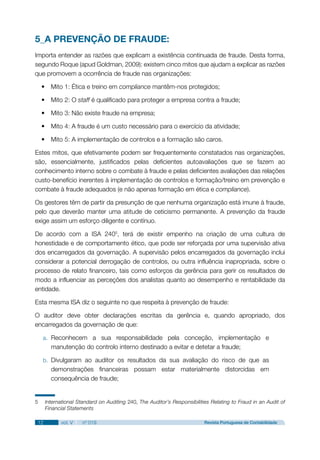 A Prevenção de Fraude e a Afirmação da Auditoria Forense | PDF