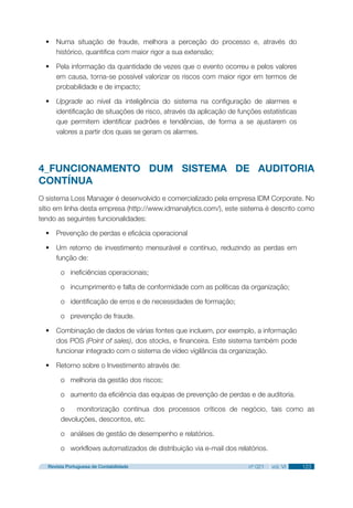 Auditoria Contínua na Prevenção e Deteção de Fraude | PDF