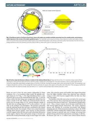 The dynamic geophysical environment of (101955) Bennu based on OSIRIS ...