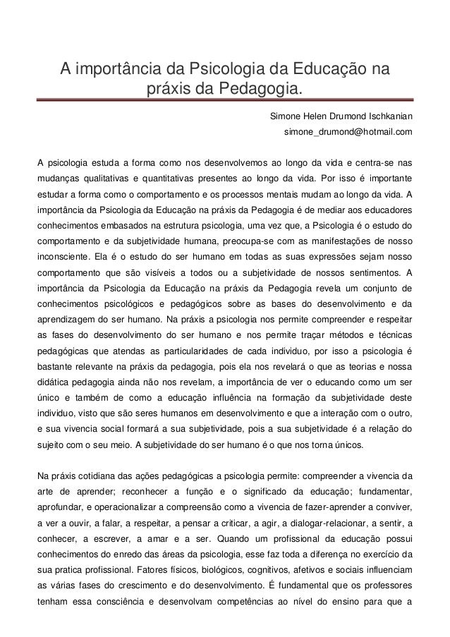 Importancia da educação especial Importancia da educação especial