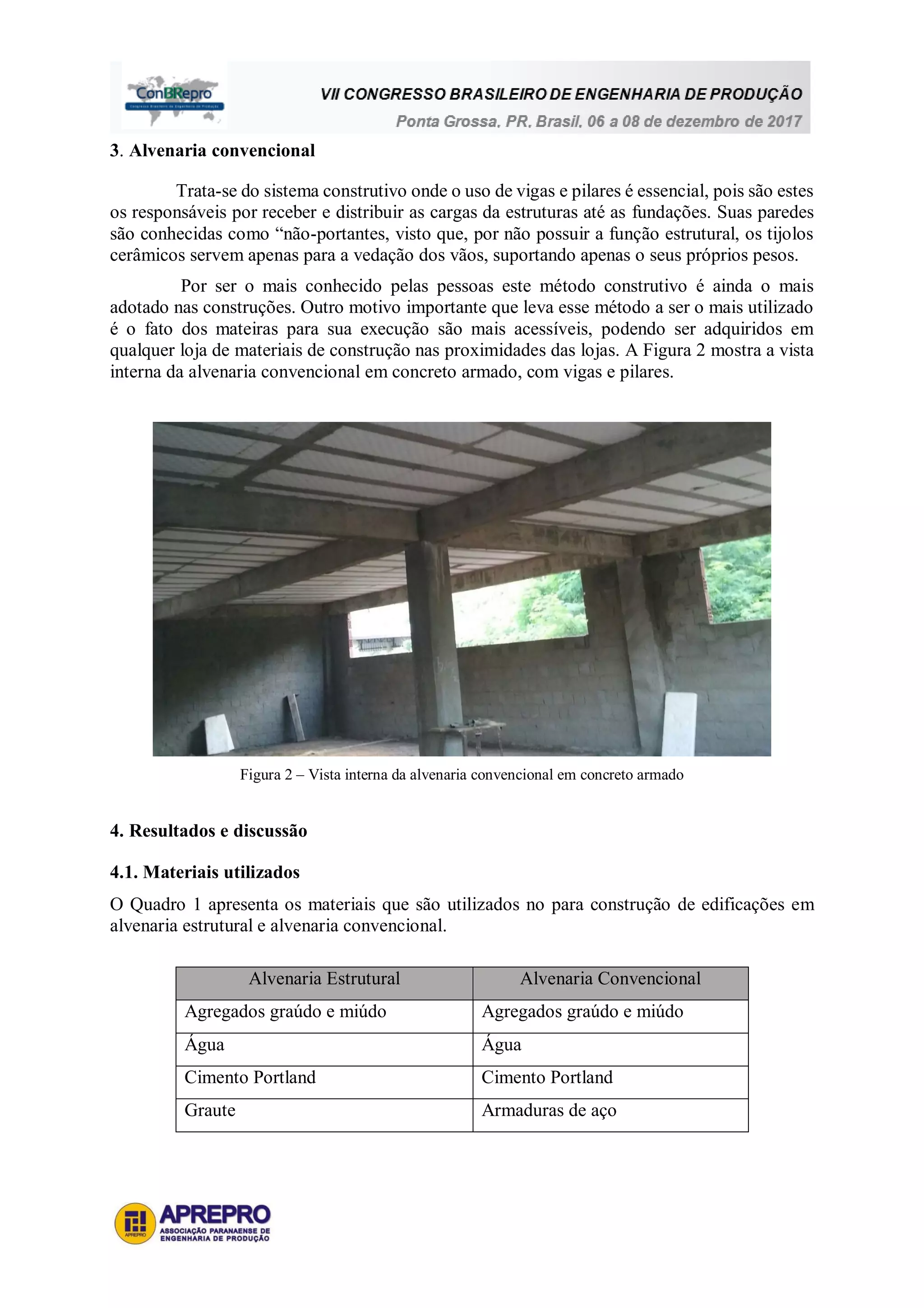 Artigo - Alvenaria estrutural vs Alvenaria convencional - Estudo de ...