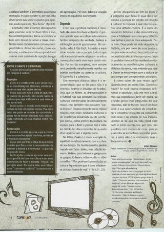 Artigo Cultura Secular