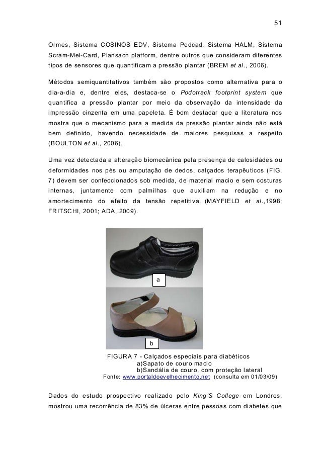 calçados sob medida para diabeticos