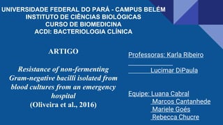 Artigo de Oliveira et al., 2016 - Bacteriologia 