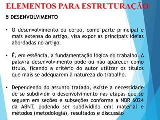 Artigo Científico - Estrutura e Formatação.ppt