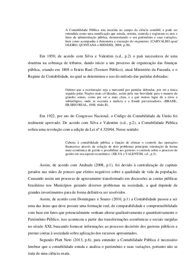 Artigo contabilidade