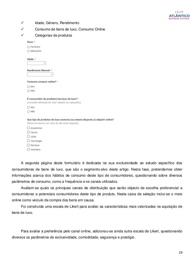 Artigos de luxo