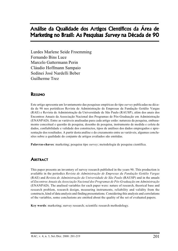 Como montar um artigo cientifico