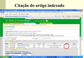 Citação do artigo indexado 