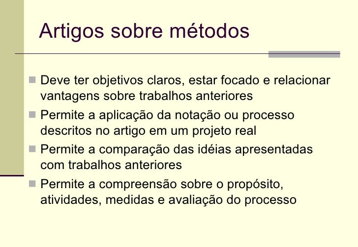 Artigo cientifico estrutura