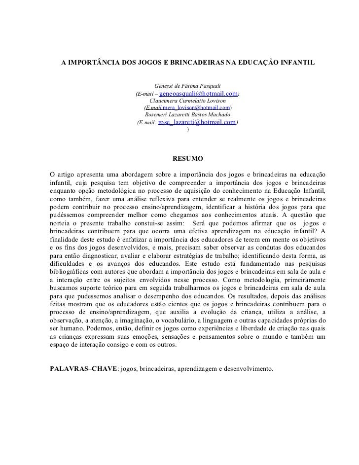 Artigos cientificos educação especial Artigos cientificos educação especial