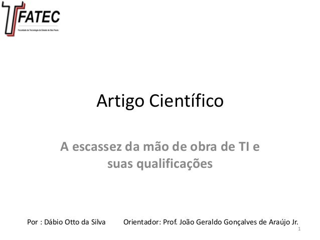Artigo cientifico de marketing