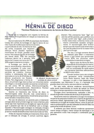 Hérnia de Disco - Dr. Alfredo Arruda