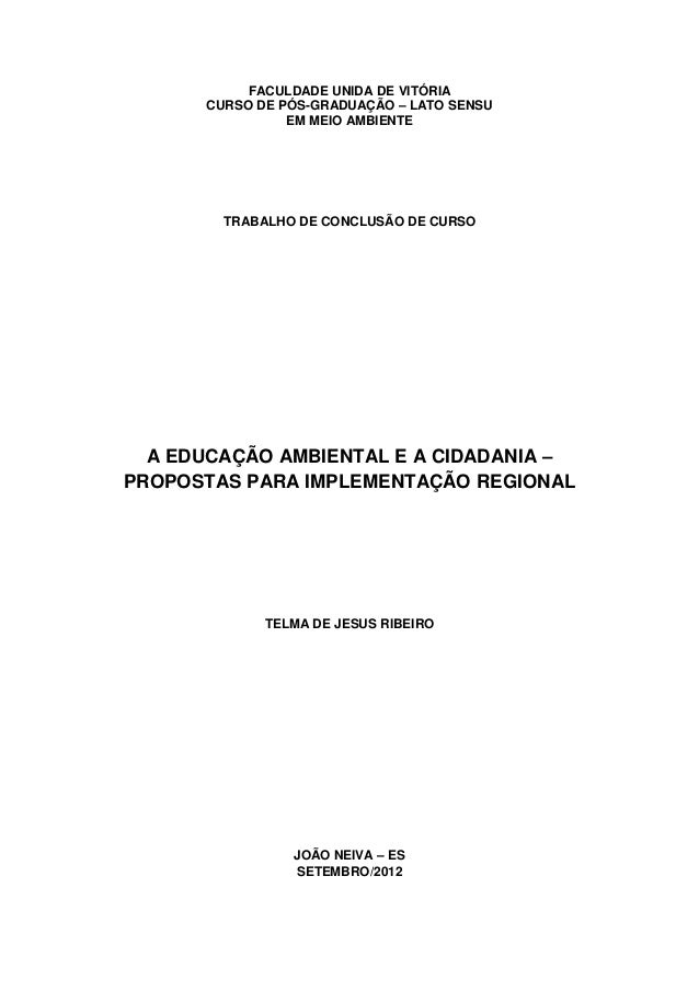 Educacao ambiental artigos