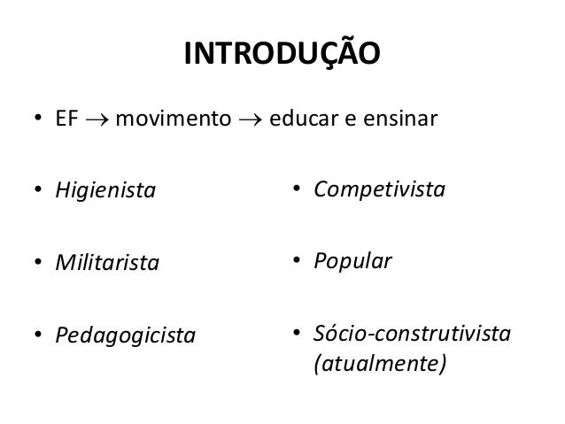 Artigo de educacao fisica