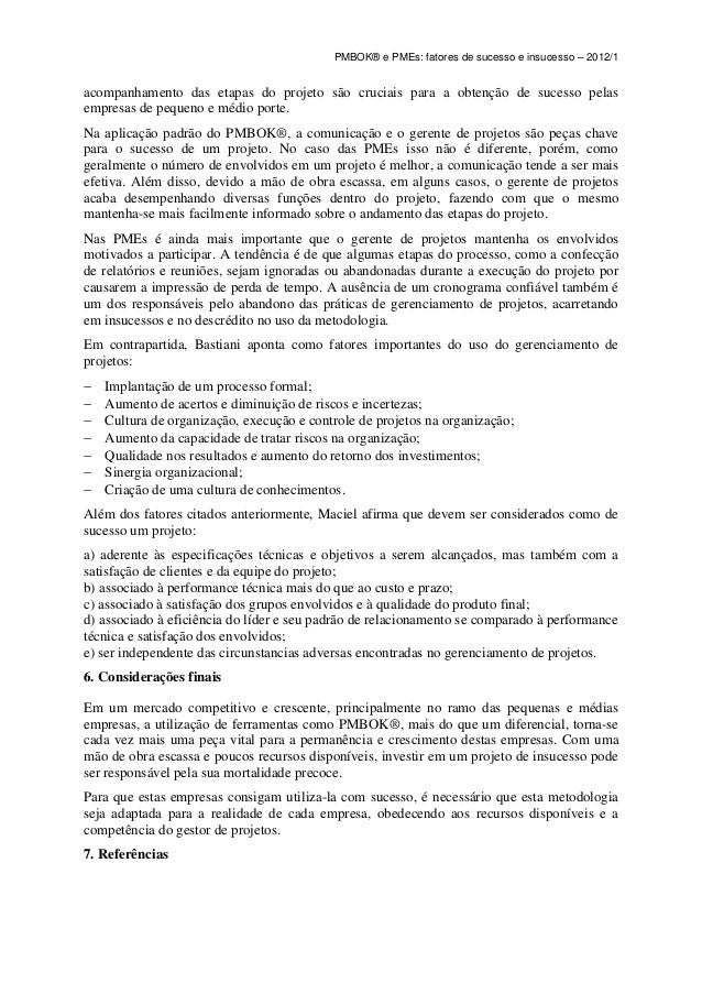 Pre projeto de artigo