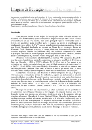 HISTÓRIAS EM QUADRINHOS COM JOVENS E ADULTOS CAMPONESES: ANÁLISE DE UMA ...