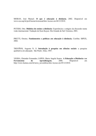 RELAÇÃO ENSINO-APRENDIZAGEM NA EDUCAÇÃO À DISTÂNCIA (EAD) NO CONTEXTO ...