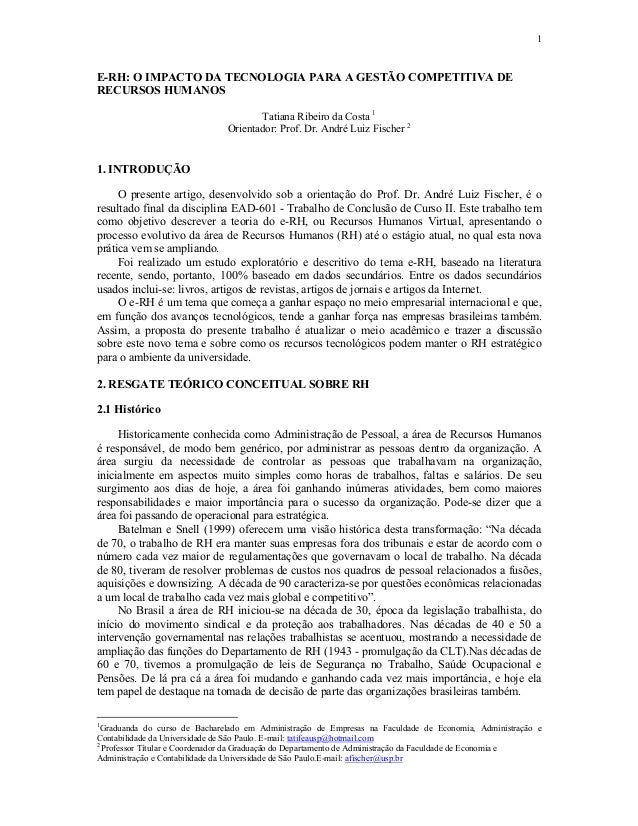 Artigo de rh