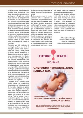 Artigo o papel da inovação - revista portugal inovador