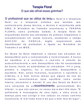 Artigos Terapia Holística