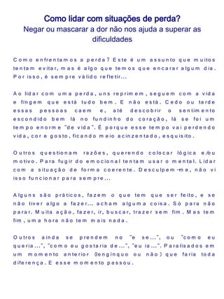 Artigos Terapia Holística