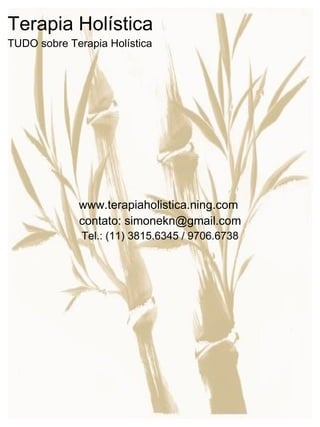 Artigos Terapia Holística