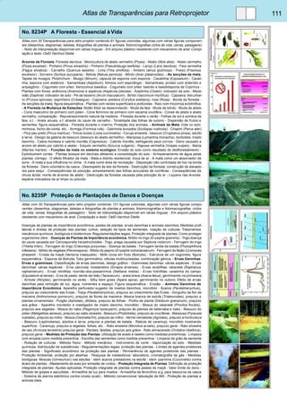 Atlas de Transparências para Retroprojetor 111 
No. 8234P A Floresta - Essencial à Vida 
Atlas com 30 Transparências para retro projetor contendo 81 figuras coloridas, algumas com várias figuras componen-tes 
(desenhos, diagramas, tabelas, fotografias de plantas e animais, fotomicrografias ciclos de vida, cenas, paisagens) 
- Texto de interpretação disponível em várias línguas - Em arquivo plástico resistente com mecanismo de anel. Compi-lação 
e texto: OstD Hartmut Dietle 
Árvores da Floresta. Floresta decídua - Monocultura de abeto vermelho (Picea) - Abeto (Abis alba) - Abeto vermelho 
(Picea excelsal) - Pinheiro (Pinus silvestris) - Pinheiro (Pseudotsuga taxifolia) - Lariço (Larix decidua) - Faia vermelha 
(Fagus silvatica) - Carvalho (Quercus sessilis) - Lima (Tilia ulmifolia) - Amieiro (alnus glutinosa) - Freixo (Fraxinus 
excelsior) - Sorveiro (Sorbus aucuparia) - Bétula (Betula pendula) - Bôrdo (Acer platanoides). - As secções da mata. 
Tapete de musgos: Polytrichum - Musgo (Mnium), cápsula de esporos com esporos - Cavalinha (Equisetum) - Cavali-nha, 
esporos com elatérios - Samambaia (Aspidium), folíolos com esporângio - Samambaia, protalo com anterídio e 
arquegônio - Cogumelo com píleo: Xerocomus basidius - Cogumelo com píleo: basídio e basidiósporos de Coprinus - 
Plantas com flores: anêmona (Anemona) e aspérula (Aspérula odorata) - Azedinha (Oxalis): indicador de solo - Meze-reão 
(Daphnel: indicador de solo - Pé-de bezerro (Arum maculatum) - Birtilo (Vaccinium myrtillus) - Capoeira: Abrunhei-ro 
(Prunus spinosa), espinheiro (Crataegus) - Capoeira: aveleira (Coryllus avellana), rosa (Rosa) - Borda da floresta - 
As secções da mata, figura esquemática - Plantas com raízes superficiais e profundas - Raiz com micorriza ectotrófica. 
- A Floresta na Mudança de Estações. Botão foliar se desenrolando - Muda de faia - Muda de bôrdo - Muda de abeto 
- Cone masculino de pinheiro com pólen - Cone feminino de pinheiro com escama ovulífera - Cones de abeto e abeto 
vermelho, comparação - Rejuvenescimento natural da madeira - Floresta durante o verão - Folhas de sol e sombra de 
faia, s.t. - Anéis anuais, s.t. através do caule de carvalho - Tonalidade das folhas de outono - Dispersão de frutos e 
sementes, figura esquemática - Floresta durante o inverno. Proteção dos animais. - Animais da Mata. Vida no solo: 
minhoca, bicho-de-conta, etc. - formiga (Formica rufa) - Galinhola européia (Scolopax rusticola) - Chapim (Parus ater) 
- Pica pau preto (Picus martius) - Trinca-nozes (Loxia curvirostra) - Coruja amarela - besouro (Cryphalus picea), adulto 
e larva - Design da galeria de besouro (besouro do abeto vermelho) - Mariposa (Lymantria monacha), borboleta, inseto 
daninho - Cabra montesa e cabrito montês (Capreolus) - Cabrito montês, esfregando seus cornos - Dano causado a 
arvore de abeto por cabrito e veado - Esquilo vermelho (Sciurus vulgaris) - Raposa vermelha (Vulpes vulpes) - Marta 
(Martes martes). - Funções da mata no sistema ecológico. Erosão do solo como resultado do desflorestamento - 
Epilobiumem cortes - Plantas bosque em declives afetando a consolidação do solo - Armazenamento de água pelas 
plantas: córrego - O efeito filtrador da mata - Mata e distrito residencial, troca de ar - A mata como um absorvedor de 
sons - A mata e sua influência no clima - A mata como área de recreação - Deposição não controlada de lixo na borda 
da floresta - Dano voluntário da casca - Desrespeito às leis da floresta - Destruição da floresta: construção de elevado-res 
para esqui - Conseqüências da poluição: amarelamento das folhas aciculares de coníferas - Conseqüências da 
chuva ácida: morte de árvores de abeto - Destruição da floresta causada pela poluição do ar - Liquens nas árvores: 
espécie indicadora de ar limpo ou poluído. 
No. 8235P Proteção de Plantações de Danos e Doenças 
Atlas com 30 Transparências para retro projetor contendo 101 figuras coloridas, algumas com várias figuras compo-nentes 
(desenhos, diagramas, tabelas e fotografias de plantas e animais, fotomicrografias e fotomacrografias, ciclos 
de vida, cenas, fotografias de paisagem) - Texto de interpretação disponível em várias línguas - Em arquivo plástico 
resistente com mecanismo de anel. Compilação e texto: OstD Hartmut Dietle 
Doenças de plantas de importância econômica, pestes de plantas, ervas daninhas e animais daninhos. Medidas profi-láticas 
e diretas de proteção das plantas: cultivo, seleção de tipos de sementes, rotação de culturas. Tratamentos 
mecânicos químicos, biológicos e biotécnicos. Regulamentações legais. Proteção integrada de plantas. Como proteger 
organismos úteis. - Doenças de Plantas de Importância econômica. Míldio no trigo (Erysiphe graminis) - Trigo,doença 
do caule causada por Cercosporella herpetrichoides - Trigo, praga causada por Septoria nodorum - Ferrugem do trigo 
(Tilletia tritici) - Ferrugem do trigo (Claviceps purpurea) - Doença da batata - Ferrugem tardia da batata (Phytophthora 
infestans) - Míldio de vegetais (Peronospora) - Míldio do pepino (Erysiphe cichoriacearum) - Ferrugem do feijão (Uromyces 
phaseolil - Crosta da maçã (Venturia inaequalis) - Mofo cinza em fruto (Botrytis) - Estrutura de um cogumelo, figura 
esquemática - Esporos de Botrytis. Tubo germinativo, células multinucleadas, combinação gênica. - Ervas Daninhas: 
Ervas e gramíneas. Classificação de ervas daninhas, design gráfico - Gramíneas daninhas: várias espécies - Ervas 
daninhas: várias espécies - Erva calcícola: mostardeira (Sinapis arvensis) - Ervas acidófilas: rabanete (Raphanus 
raphanistrum) - Ervas nitrófilas: morrião-dos-passarinhos (Stellaria media) - Ervas hidrófilas: cavalinha do campo 
(Equisetum arvense) - Erva de pasto: dente-de-leão (Taraxacum) - aveia brava (Avena fatua), germinando na primavera 
- Armole (Atriplex), germinando no verão - Silky bent grass (Apera spica), germinando no outono. Efeito de ervas 
daninhas pela remoção de luz, água, nutrientes e espaço. Figura esquemática - Erosão. - Animais Daninhos de 
Importância Econômica. Aparelho perfurador-sugador de insetos daninhos, microfoto - Ácaros (Paratetranychus), 
prejuízo ao crescimento das frutas - Traça (Paratetranychus), prejuízo ao crescimento das frutas - Gorgulho da flor de 
macieira (Anthonomus pomorum), prejuízo às flores da macieira- Mosca branca de estufa (Trialeurodes), prejuízo a 
plantas ornamentais - Pulgão (Aphidae), afídeos, prejuízo às folhas - Piolho de planta (Sitobium granarium), prejuízo 
aos grãos - Aparelho mordedor e mastigador de inseto daninho, microfoto - Mosca do rabanete (Phorbia floralis), 
prejuízo aos vegetais - Mosca do nabo (Pegomyia hyoscyami), prejuízo às plantas de beterraba e nabo - Besouro do 
pólen (Meligethes aeneus), prejuízo ao nabo silvestre - Besouro (Phyllotreta), prejuízo às crucíferas - Mariposa (Pyrausta 
nubilalis), prejuízo ao milho - Mosca (Oscinella frit), prejuízo ao milho - Verme nematóide (Agriotes), prejuízo à horticultura 
- Besouro (Leptinotarsa), adultos e larva, prejuízo a plantas de batata - Rádula de caramujo, microfoto mostrando 
superfície - Caramujo, prejuízo a vegetais, folhas, etc. - Rato silvestre (Microtus arvalis), prejuízo geral - Rato silvestre 
de raiz (Arvicola terrestris) prejuízo geral - Pardais, faisões, prejuízo aos grãos - Rato almiscarado (Ondatra cibethica), 
prejuízo geral. - Medidas de Proteção das Plantas. Utilização de arado e rastelo como medidas preventivas - Limpeza 
com enxada como medida preventiva - Escolha das sementes como medida preventiva - Limpeza de grão de semente 
- Rotação de culturas - Método físico - Método mecânico - Instrumento de corte - Vaporização do solo - Medidas 
químicas: distribuição de substâncias - Regulamentações legais: proteção das plantas - Limites de agentes protetores 
das plantas - Significado econômico da proteção das plantas - Permanência de agentes protetores das plantas - 
Proteção Ambiental, proteção por abelhas - Pesquisa de metabólicos: laboratório, cromatografia de gás - Medidas 
biológicas: Moscas (Ichneumon) nas estufas - Idem ácaros predadores na estufa - idem. joaninha (Coccinella) contra 
ácaro de plantas - Afastamento de aves por emissão de ruídos. - Proteção Integrada de Plantas. Definição de proteção 
integrada de plantas- Ajudas aplicadas. Proteção integrada de plantas contra pestes de maçã - Valor limite do dano - 
Método de golpes e sacudidas - Armadilha de luz para insetos - Armadilha de feromônio e.g. para besouros da casca 
- Sistema de alarme eletrônico contra crosta (scab) - Método convencional: tabulação de Mill - Proteção de plantas e 
animais úteis 
 