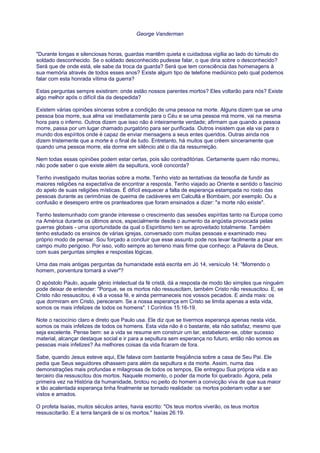 Artigos: A voz da profecia