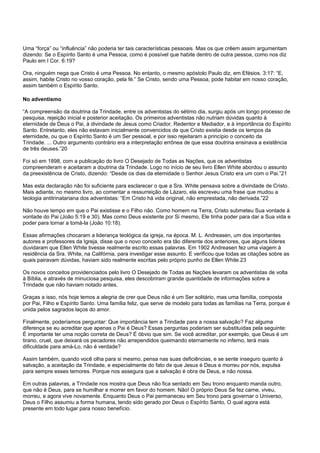 Artigos: A voz da profecia