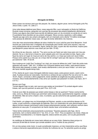 Artigos: A voz da profecia