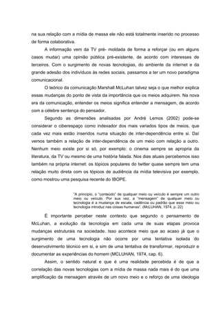 Violência e Mídia: uma abordagem do terror