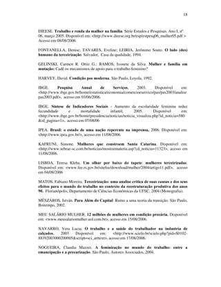 Artigo sobre terceirização