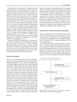 Artigo stress urinary incontinence in pregnant women | PDF