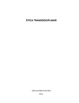 Artigo ética transdisciplinar