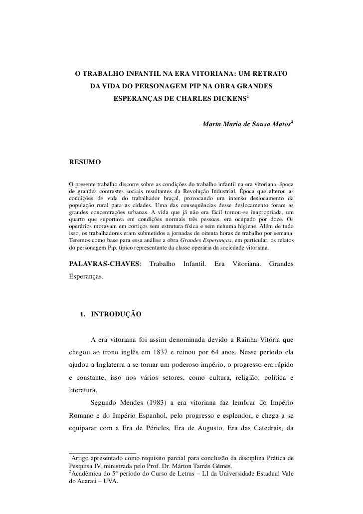 Artigo trabalho infantil