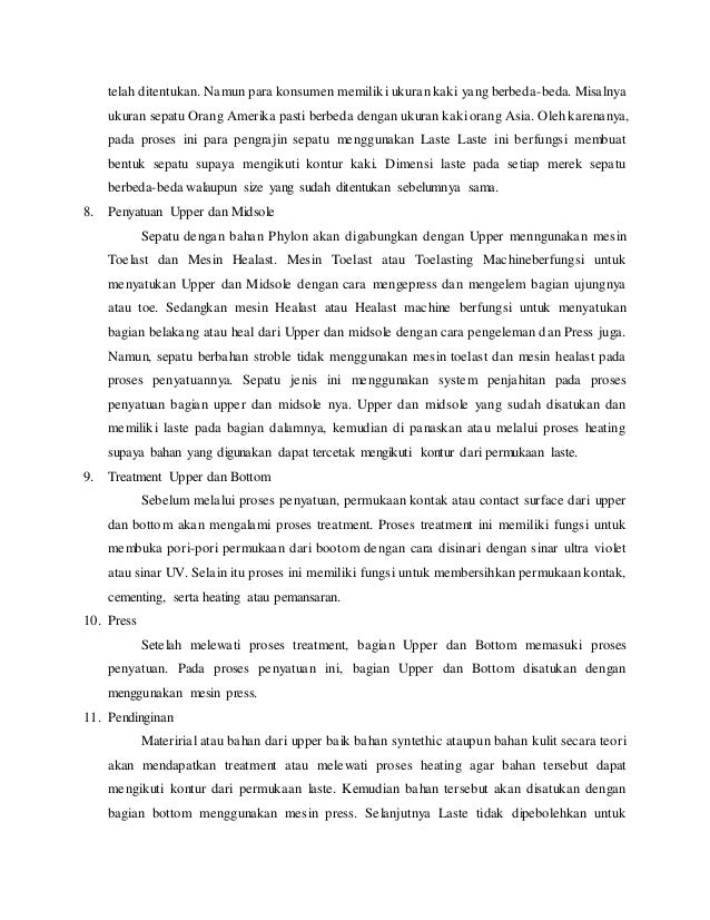 Proses Pembuatan Sepatu Handmade