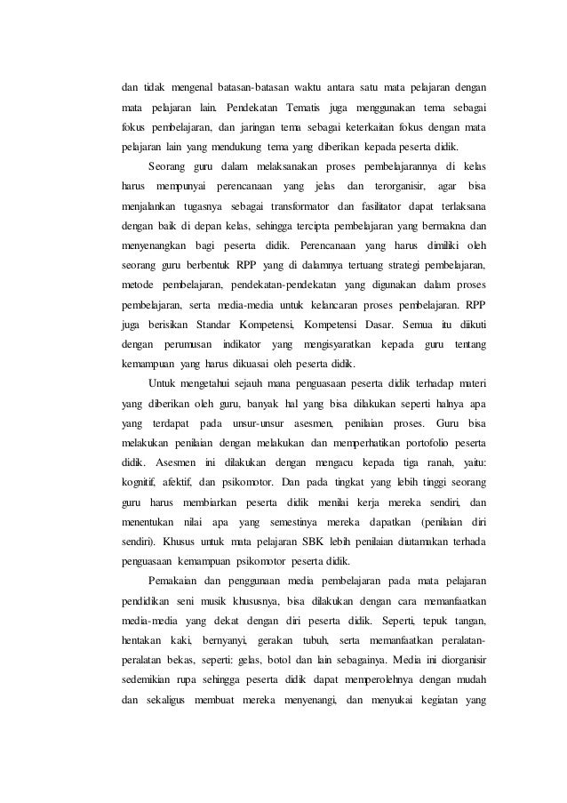 Artikel Contoh Makalah Seni Musik