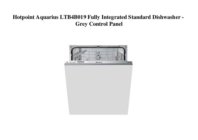 hotpoint grey dishwasher