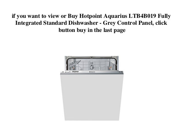 hotpoint aquarius ltb4b019