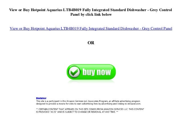hotpoint aquarius ltb4b019