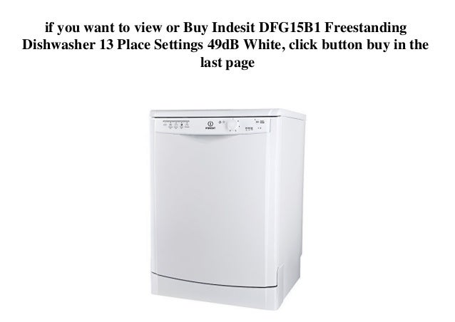 dfg15b1s dishwasher