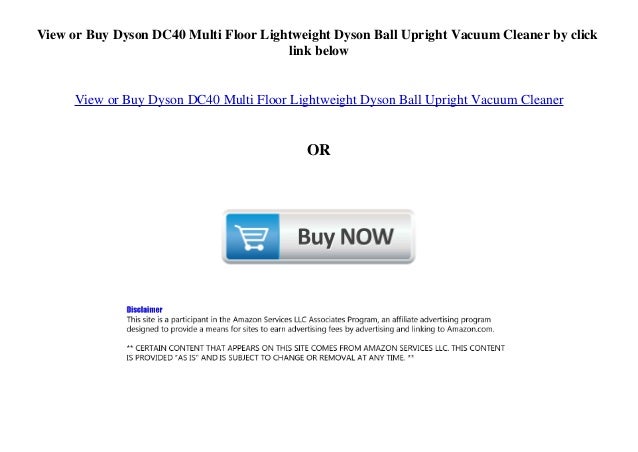 Dyson Dc40 Multi Floor Lightweight Dyson Ball Upright Vacuum Cleaner