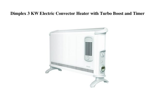 convector heater with timer and thermostat